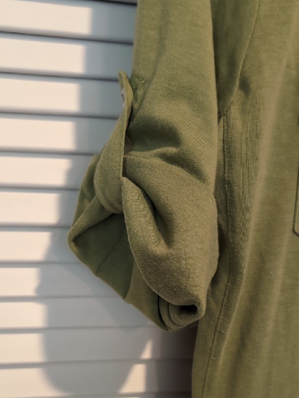 Stio Grass Green Women's Button-Down Shirt - Picture 3 of 4